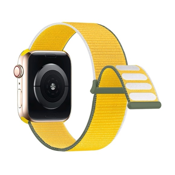 Yellow Nylon Loop Apple Watch Band 38mm/40mm - Picture 7 of 7